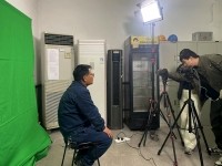 11月17日，pg电子游戏外拍团队在韩城市某钢铁公司拍摄警示教育片